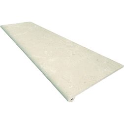 Керамическая плитка Exagres Marbles Peld. Crema Marfil Ступень 33x120x3 см
