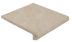 Керамическая плитка Gres de Aragon Capri Beige Peldano Redondo Ступень 32,5х33 см
