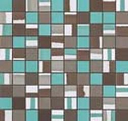 Atlas Concorde Dwell Turquoise Mosaico Mix Мозаика 30,5х30,5 см