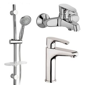 Paini Palermo PACRKIT3 - 3 в 1 комплект для раковины и ванны с стойкой