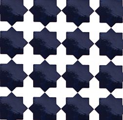 ПентаКерамика Звезда 1 Настенная плитка ручной работы 12,4х12,4 см