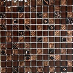 Керамическая плитка Bars Crystal Glass Decor Colombia Мозаика 2,3х2,3 30х30 см