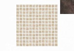 Керамическая плитка Interbau Nature Art 118 R10 Lava Schwarz Мозаика 36,3х36,3 см