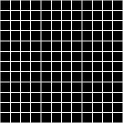 Темари черный матовый мозаика 20071 29,8х29,8 см