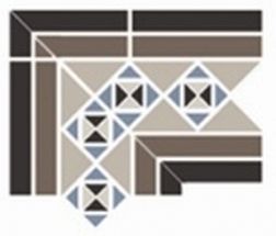 Top Cer Наборный пол Paris Corner Угол 19х26,1х17,3 см