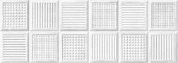 Керамическая плитка Metropol Ceramica Arc Art Blanco Настенная плитка 25х70 см