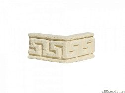 UniStone Меандр Желтый Карниз узкий угловой 13,5х13,6x8,4 см