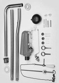 Magliezza 7077-CR Механизм слива с высокой трубой