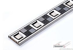 Керамическая плитка Juliano Декоративные вставки JM6520 Melody 6,5х244 см