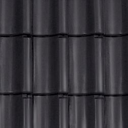 Laumans Ideal Variabel Черепица рядная S-образной формы Nr. 40 Schwarz Satiniert Высококачественная глазурь 41,5х25 см