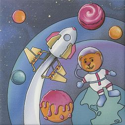 Kerama Marazzi Космос VT-A380-5009 Декор 2 Синий Матовый 20x20 см