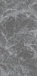 Керамическая плитка Flavour Granito Kasa Dark Grey High Glossy Серый Полированный Керамогранит 60x120 см