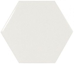 Equipe Scale Hexagon White Настенная плитка 10,7х12,4 см
