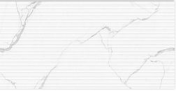 Керамическая плитка LV Granito Lentin Statuario Endless Strip Punch Керамогранит 60х120 см
