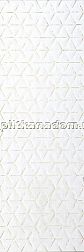 Dom Ceramiche Pura Bianco Rombo Tracce Oro Rett Декор 49,8х149,8 см