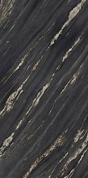 Керамическая плитка Ariostea Ultra Marmi Tropical Black Lucidato Shiny Керамогранит 75х150 см