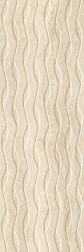 Paradyz Silence Beige Structure Shiny Бежевая Глянцевая Структурированная Настенная плитка 25x75 см