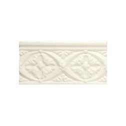 Керамическая плитка Adex Neri ADNE4001 Relieve Bizantino Biscuit Бордюр 7,5х15 см