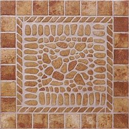 Евро-Керамика Помпеи 1 PM 0013 Коричневая Матовая Напольная плитка 33х33 см