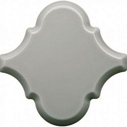 Керамическая плитка Adex Renaissance ADST8007 Arabesco Biselado Graystone Серый Глянцевый Декор 15х15 см