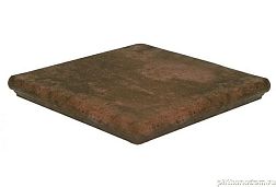 Керамическая плитка Westerwalder Klinker Montmarte WKS 31240 E Moccabraun Ступень угловая 32x32 см