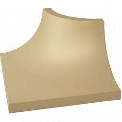 Керамическая плитка Paradyz Gamma Bezowa Profil C Glossy Бордюр 4х4 см