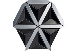 Tubadzin Lucid Black Черная Глянцевая Ректифицированная Мозаика 31,2x35,4 см