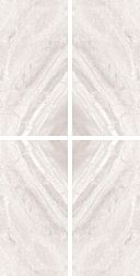 Cerdomus Supreme Book Match Ivory Levigato 77537 Бежевый Полированный Декор 60x120 см