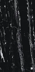 Керамическая плитка Flavour Granito Lentra High Glossy Черный Полированный Керамогранит 60x120 см