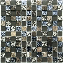 Керамическая плитка NS-mosaic Exclusive series S-835 Стекло Мозаика 29,8х29,8 (2,3х2,3) см