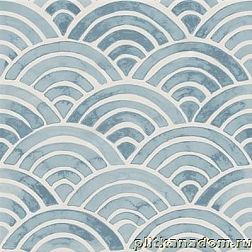 Vives Berta Olivia-M Голубая Матовая Настенная плитка 20x20 см