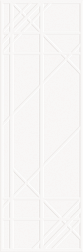 Peronda Pure Geometric 100 R Белая Матовая Ректифицированная Настенная плитка 33,3х100 см