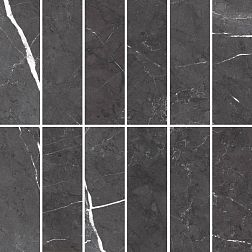 Cersanit Royal stone Черный Глянцевый Декор 30x30 см