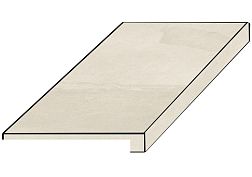 Coliseum Gres Ардезия Уайт Ступень фронтальная 33х120 см