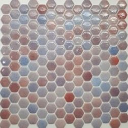 Керамическая плитка Gidrostroy Стеклянная мозаика TN-009 Микс Глянцевая 30x30 см