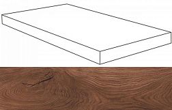 Atlas Concorde Russia Rive Antica Riva Scalino Angolare Dx СтупКоричневая Матовая Ступеньень Угловая Правая 33x160 см