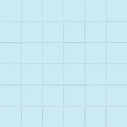 Ce.Si Matt Azzurro Su Rete Мозаика 5х5 30х30 см