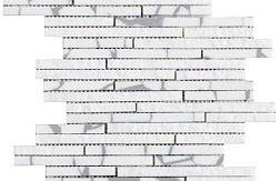L Antic Colonial Mosaics Collection L241710231 Lines Safary Mini Strip Grey Мозаика 22,7x30 см
