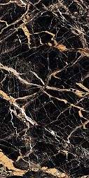 Orinda Marquina Gold High Glossy Черный Глянцевый Керамогранит 60x120 см