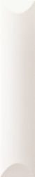 Керамическая плитка Ava Ceramica UP Cuscino White Glossy Белая Глянцевая Настенная плитка 5x25 см