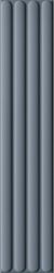 Керамическая плитка DNA tiles Plinto Out Blue Matt Синяя Матовая Настенная плитка 10,7x54,2 см