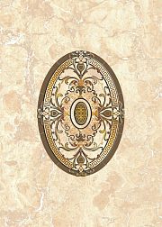 Axima Изабель D1 Бежевый Матовый Декор 25х35 см