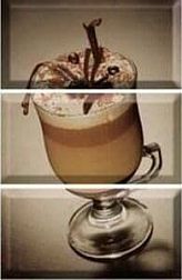 Absolut Keramika Coffee 10x30 Capuccino Composicion Панно 30x30 (из 3-х плиток) см