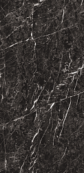 Керамическая плитка Flavour Granito Grefton Choco High Glossy Черный Полированный Керамогранит 60x120 см