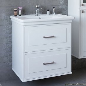 Sanflor Модена Тумба 75 подвесная под раковину, Белая 64,2х66,6х49,5