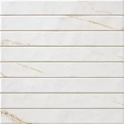 La Platera Golden Brick Белая Матовая Настенная плитка 35x35 см