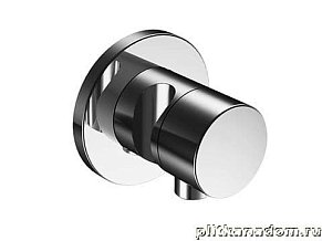 Keuco Ixmo 59548 010201 Наружная часть переключателя на 3 потребителя круглый, хром с выводом для шланга и держателем для лейки