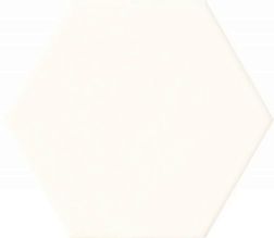 Tubadzin Burano White Hex Белая Матовая Настенная плитка 11х12,5 см