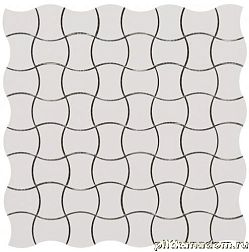 Ce.Si Butterfly Sodio Rett Бежевая Матовая Ректифицированная Мозаика 2,5x5 30x30 см