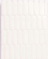 Керамическая плитка Natucer Fan White Плитка настенная 7,2x19,5 см